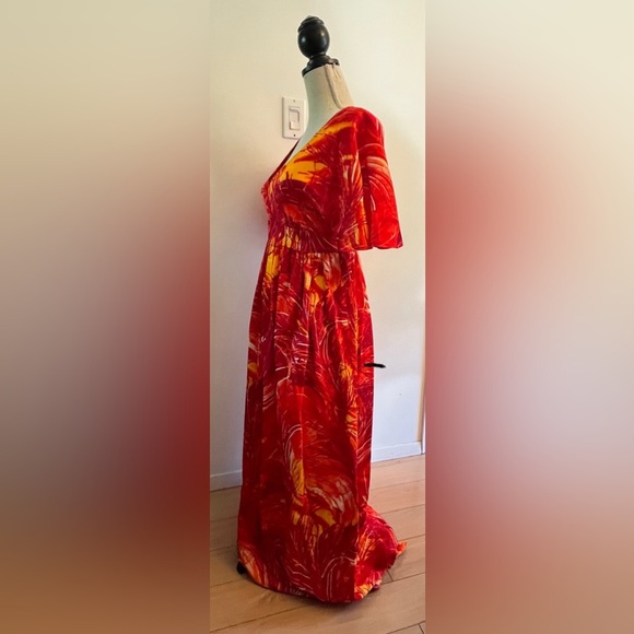 70's maxi dress SMALL handmade - Picture 2 of 4